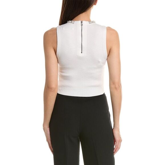 alice + olivia Amity Wool-Blend Shirt - Picture 2 of 3